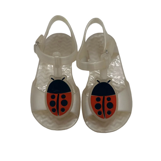 Jelly Sandals / Velcro / Lady Bugs