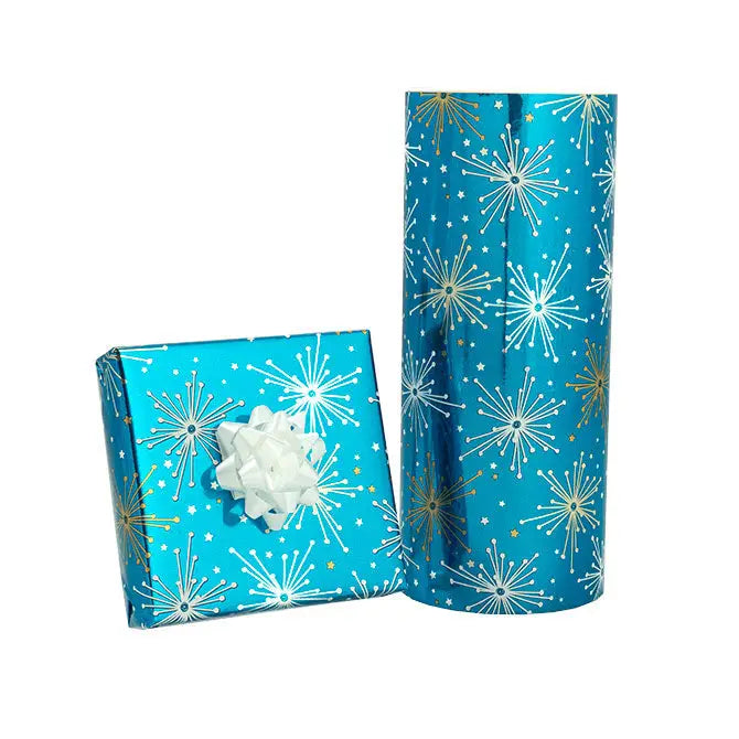 Jewelers Roll -Peacock Starburst Gift Wrap - 7-3/8’’ x