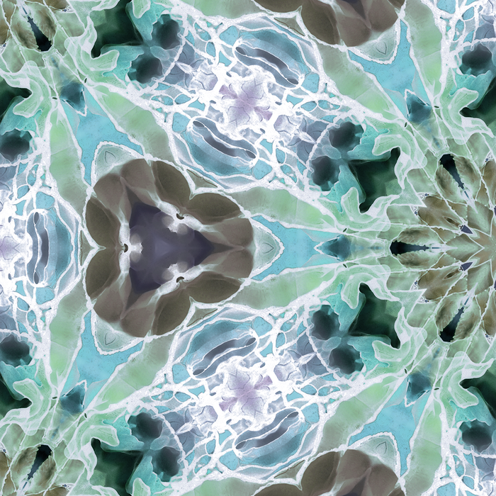 Kaleidoscope - Snowflake - Trendy Custom Wallpaper | Contemporary Wallpaper Designs | The Detroit Wallpaper Co.