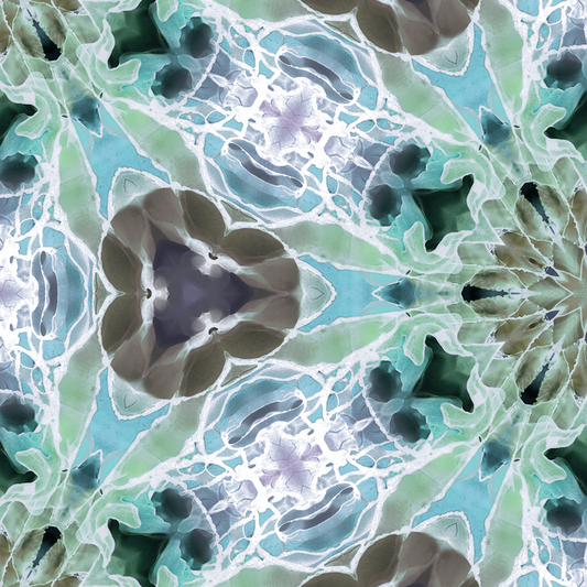 Kaleidoscope - Snowflake - Trendy Custom Wallpaper | Contemporary Wallpaper Designs | The Detroit Wallpaper Co.