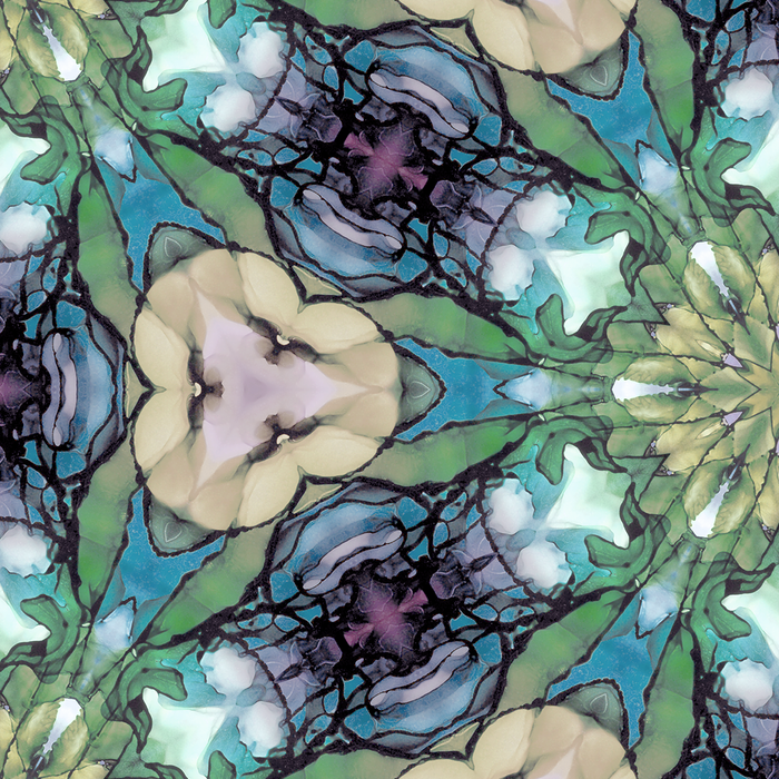 Kaleidoscope - Tiffany - Trendy Custom Wallpaper | Contemporary Wallpaper Designs | The Detroit Wallpaper Co.
