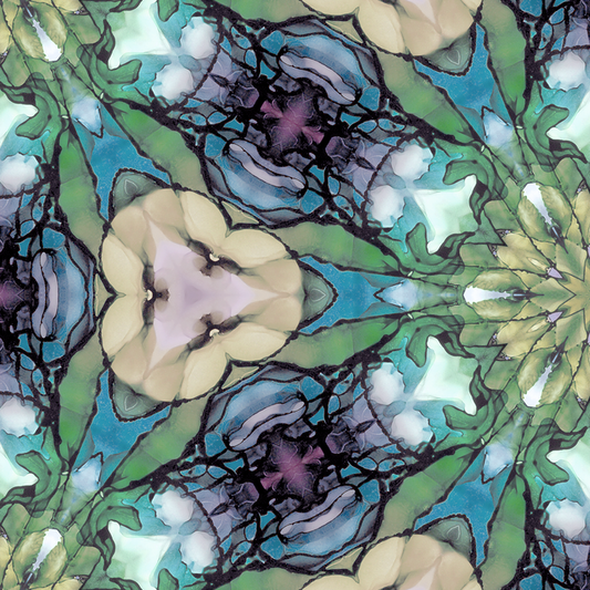 Kaleidoscope - Tiffany - Trendy Custom Wallpaper | Contemporary Wallpaper Designs | The Detroit Wallpaper Co.