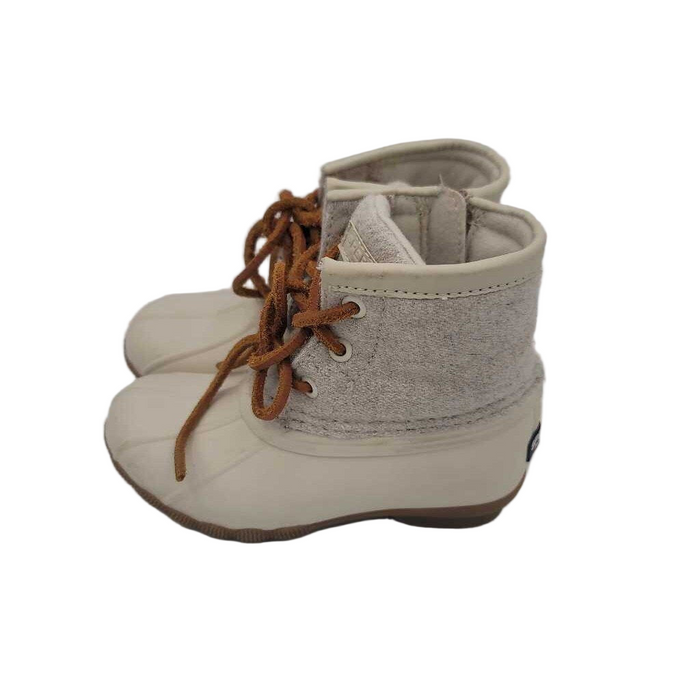 Lace + Zip Up Duck Boots