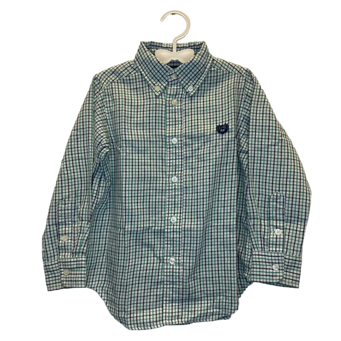 LS Collared Button Down / Plaid