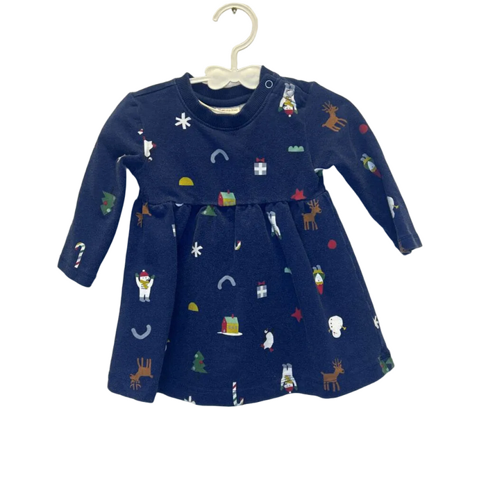 LS Empire Waist Dress / Christmas