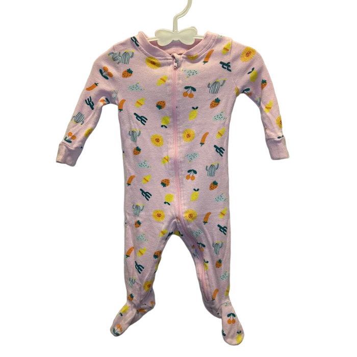 LS Footed Onesie / Cactus