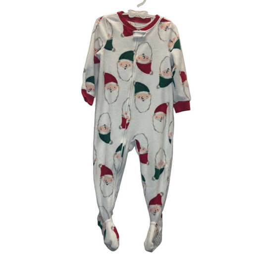 LS Footed Onesie / Santa