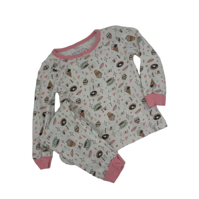 LS Pajama Set/ Donuts