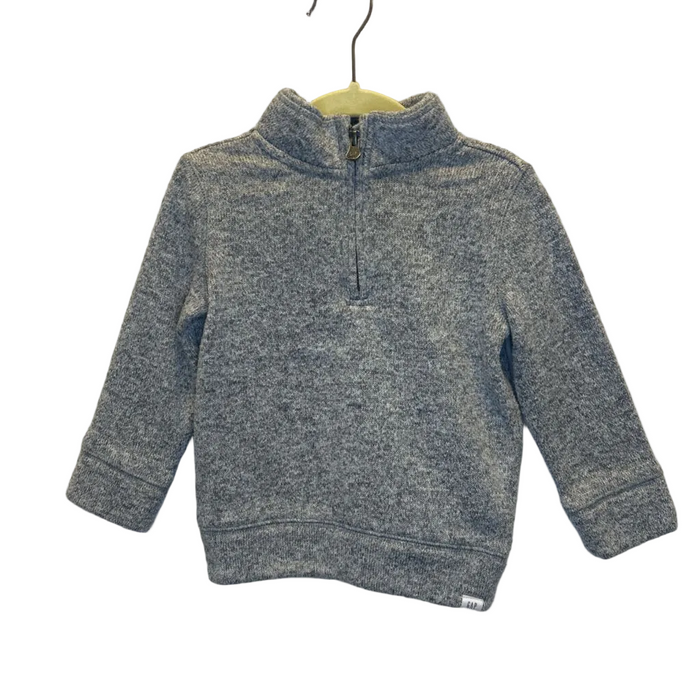 LS Qtr Zip Sweater