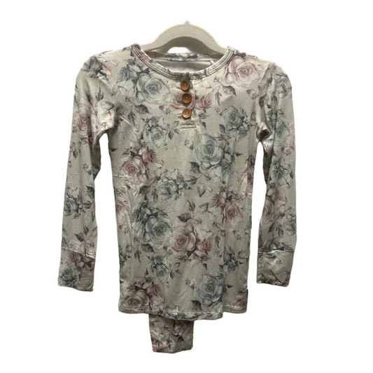 LS Shirt + Pants Pajamas / Flowers