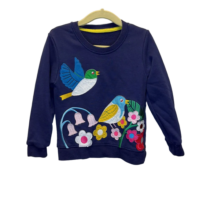 LS Sweater/ Birds