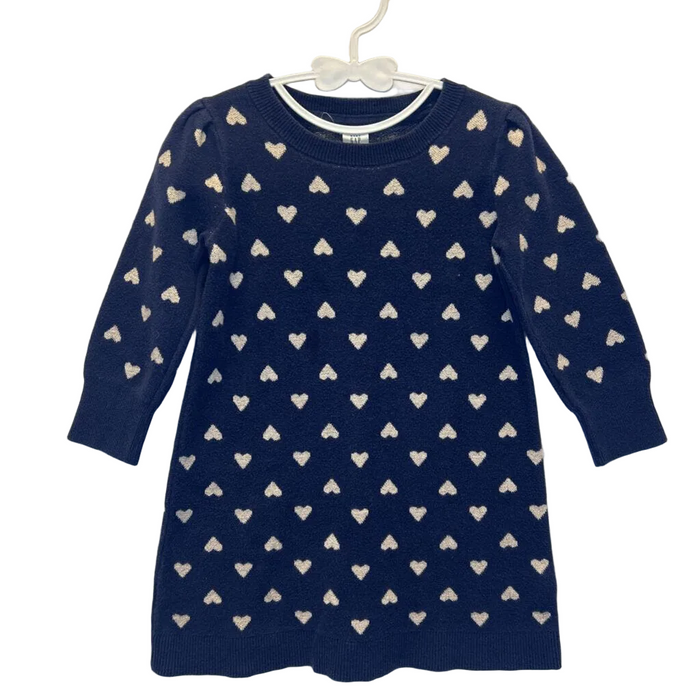 LS Sweater Dress / Hearts