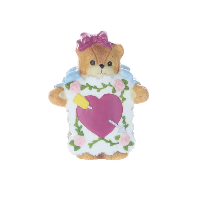 Lucy-and-Me-Porcelain-Figurine-Valentine-Heart-Sandwich-Board-Bear