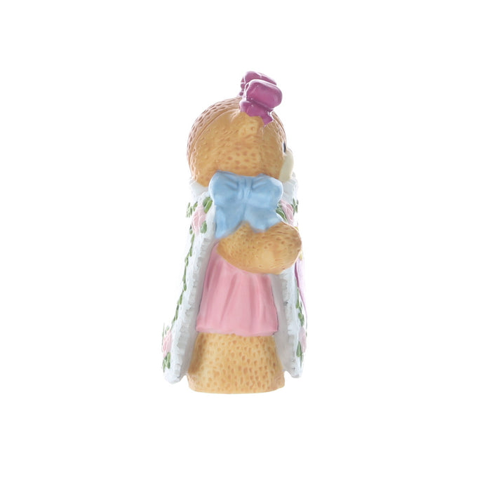 Lucy-and-Me-Porcelain-Figurine-Valentine-Heart-Sandwich-Board-Bear