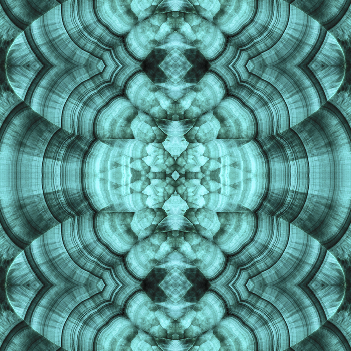 Malachite - Azul - Trendy Custom Wallpaper | Contemporary Wallpaper Designs | The Detroit Wallpaper Co.
