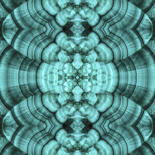 Malachite - Azul - Trendy Custom Wallpaper | Contemporary Wallpaper Designs | The Detroit Wallpaper Co.