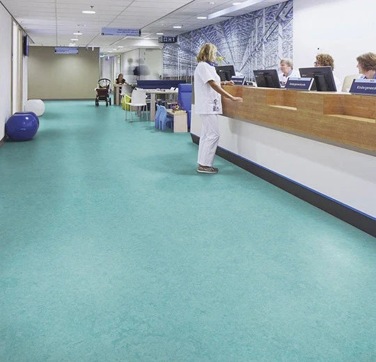 Marmoleum Cinch Loc Seal Panel - Aqua 12" x 36" - GreenFlooringSupply.com