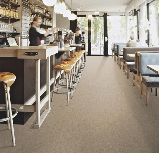 Marmoleum Cinch Loc Seal  Square - Weathered Sand 12" x 12" - GreenFlooringSupply.com