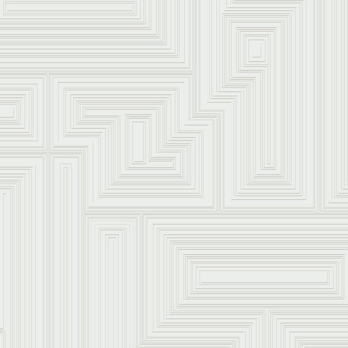 Maze - Decorators Grey <br> Wallpaper - The Detroit Wallpaper Co.