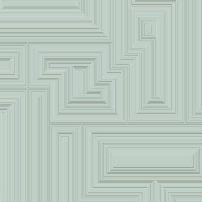 Maze - Rainwash <br> Wallpaper - The Detroit Wallpaper Co.
