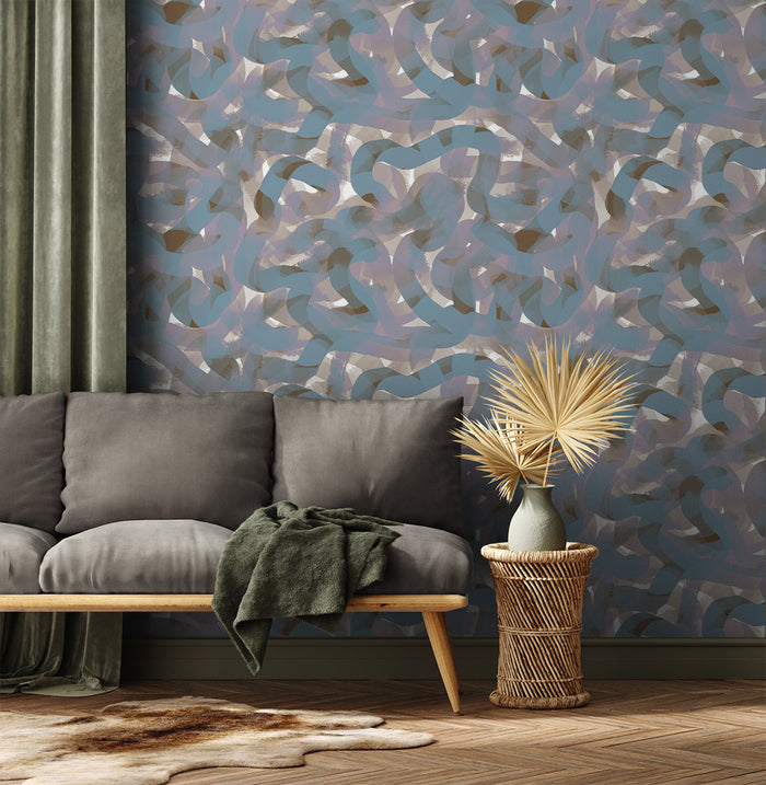 Meander - Tubular <br> Grasscloth - The Detroit Wallpaper Co.