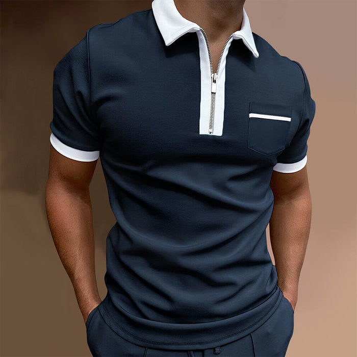 Navy Blue and White / S