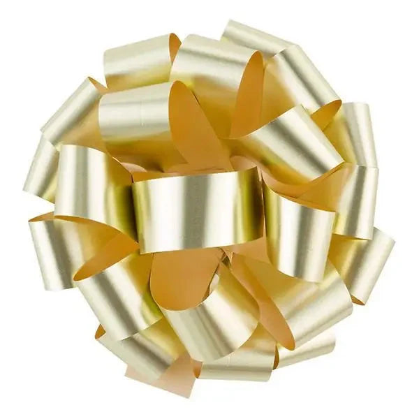 Metallic Tone Pre-Notch Bows - 4 / Gold - BE-MTB4GOL