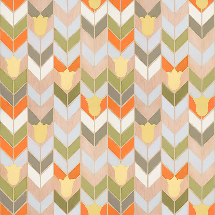 Mirthful Chevron <br> Mirth Studios - The Detroit Wallpaper Co.