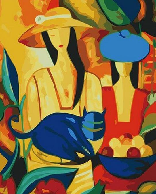 Modern Art Women Paint by Numbers