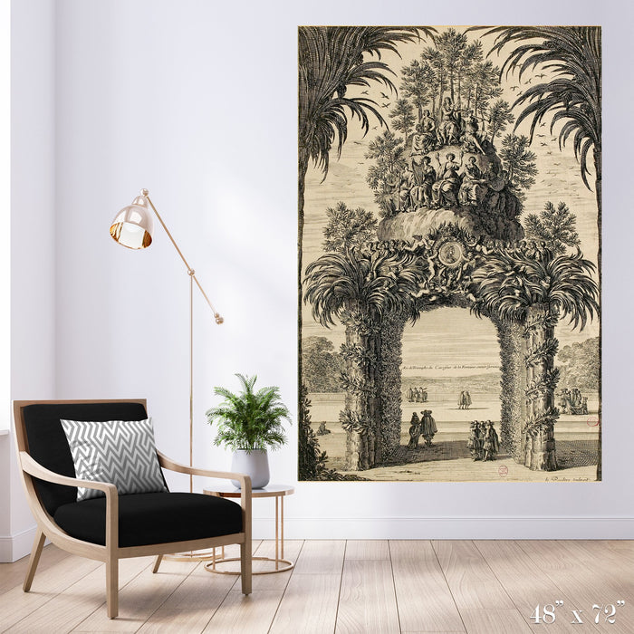 Muses Colossal Art Print - Trendy Custom Wallpaper | Contemporary Wallpaper Designs | The Detroit Wallpaper Co.