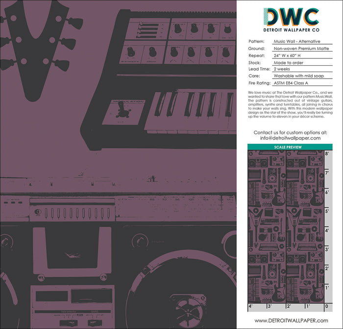 MusicWall - Alternative <br> Wallpaper
