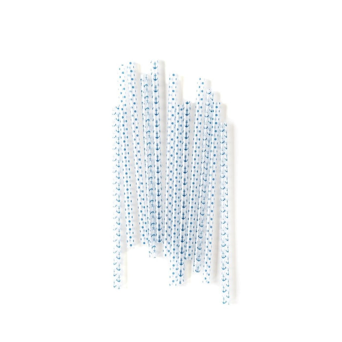 Nautical Reusable Straws