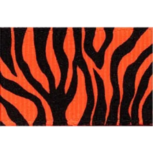 Neon Zebra Grosgrain Ribbon - Single Roll / 3/8’’ x 20