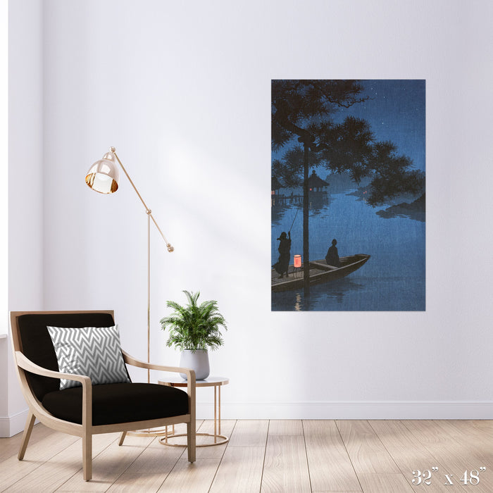 Night Colossal Art Print - Trendy Custom Wallpaper | Contemporary Wallpaper Designs | The Detroit Wallpaper Co.