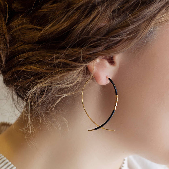 NORAH EARRINGS - BLACK