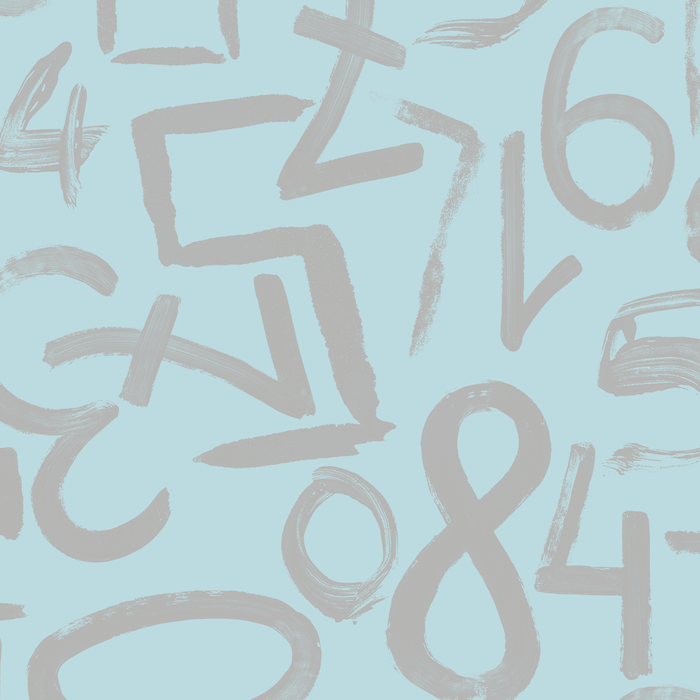 Numbers Game - Multiplication <br> Heidelberg Project - Trendy Custom Wallpaper | Contemporary Wallpaper Designs | The Detroit Wallpaper Co.