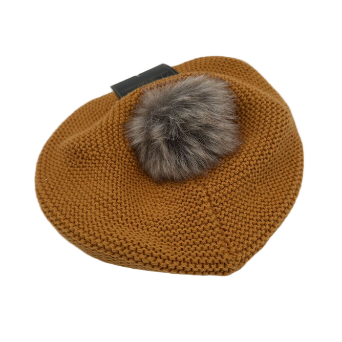 Ombre with Fur Pom Pom