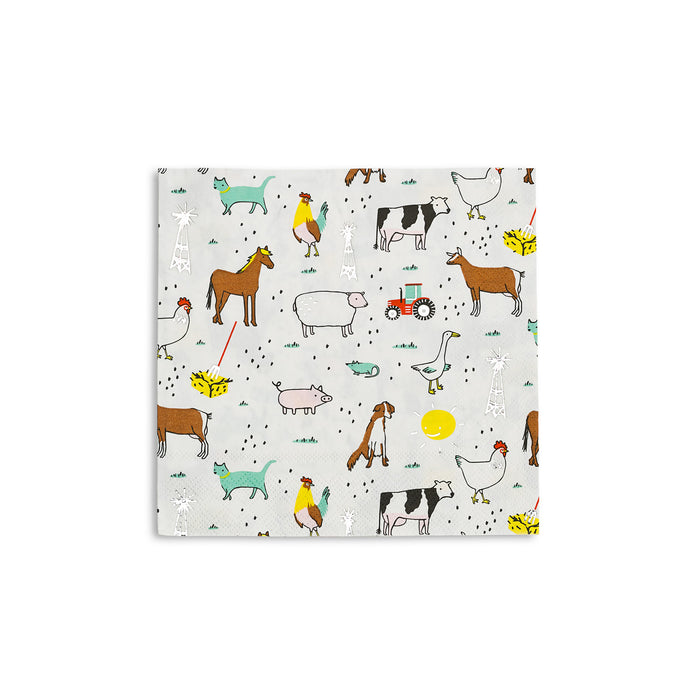 On the Farm Large Napkins