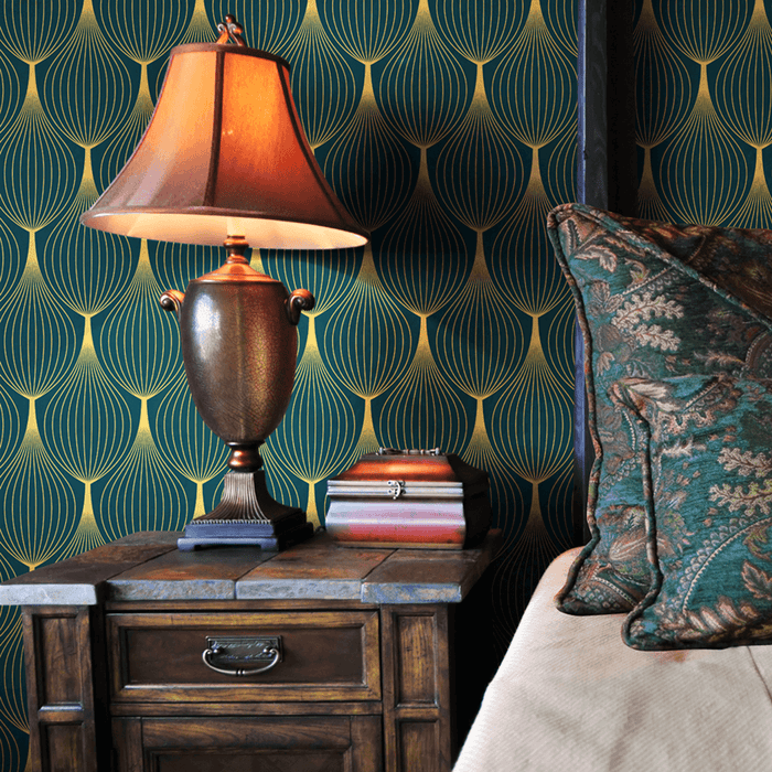 Onion Skin - Guilded - The Detroit Wallpaper Co.