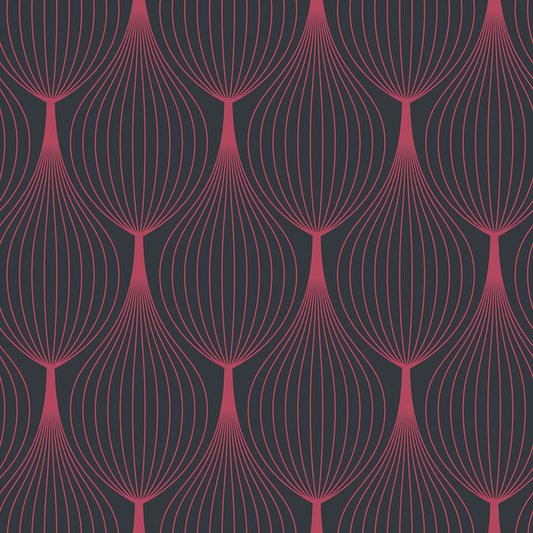 Onion Skin - Plum - Trendy Custom Wallpaper | Contemporary Wallpaper Designs | The Detroit Wallpaper Co.