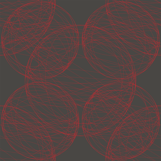 Orbital - Red Giant - Trendy Custom Wallpaper | Contemporary Wallpaper Designs | The Detroit Wallpaper Co.