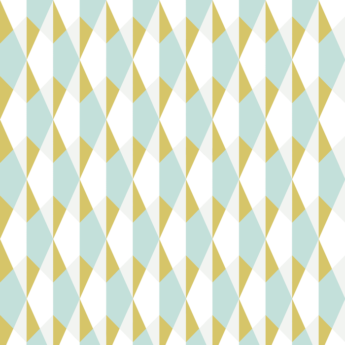 Origami - Mustard - The Detroit Wallpaper Co.