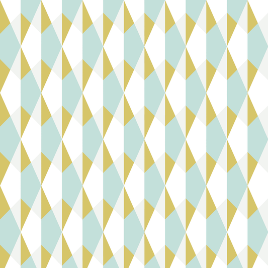 Origami - Mustard - The Detroit Wallpaper Co.
