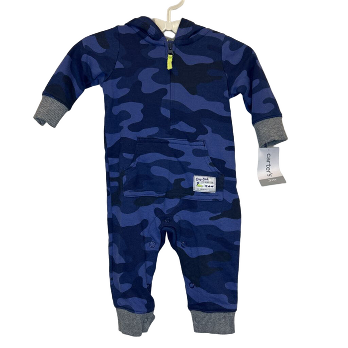 OT LS Hooded Zip Onesie/Camo