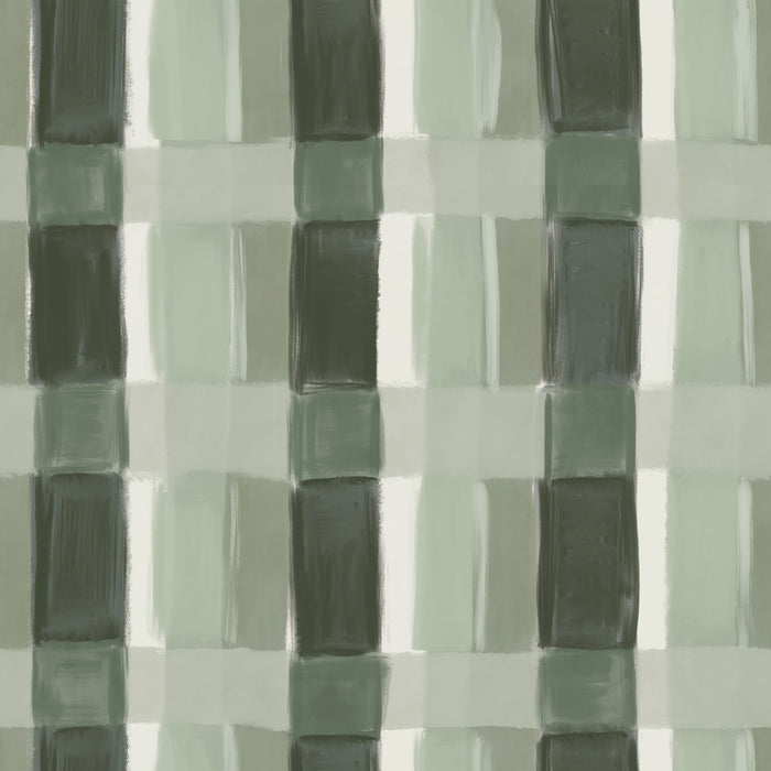 Painted Plaid - Camp <br> Wallpaper - The Detroit Wallpaper Co.