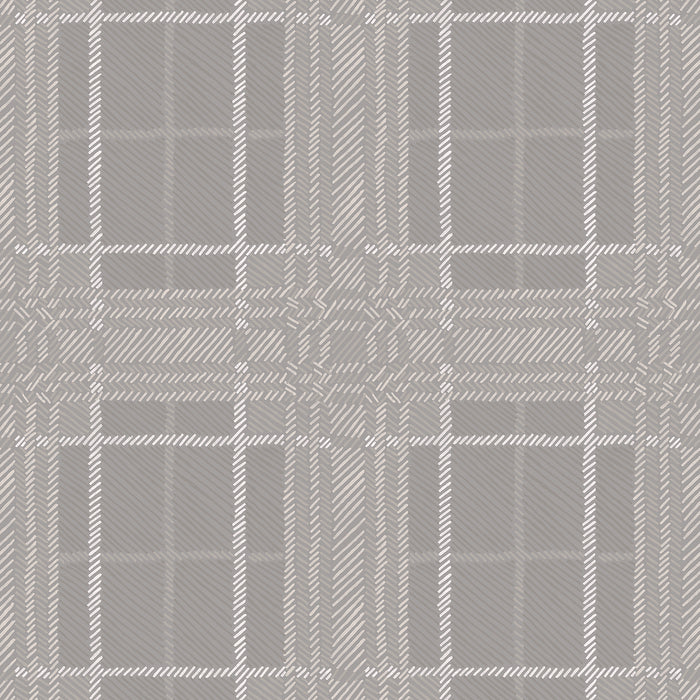 Painted Plaid - Creamy <br> Wallpaper - The Detroit Wallpaper Co.