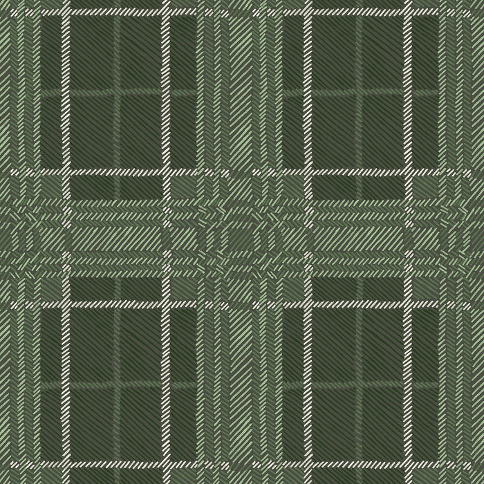 Painted Plaid - Marsh <br> Wallpaper