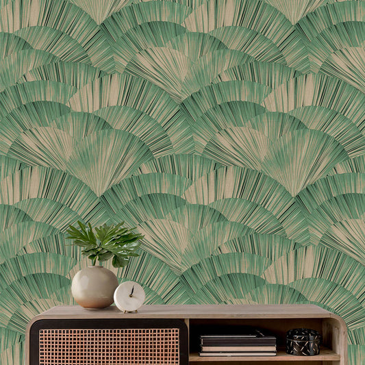 Panama - Tropic <br> Grasscloth - The Detroit Wallpaper Co.