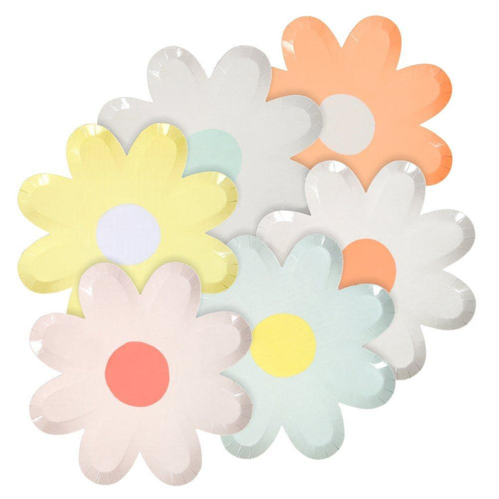 Pastel Daisy Large Plates