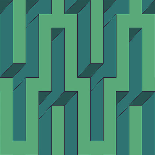 Pathfinder - Peridot <br> Wallpaper - The Detroit Wallpaper Co.